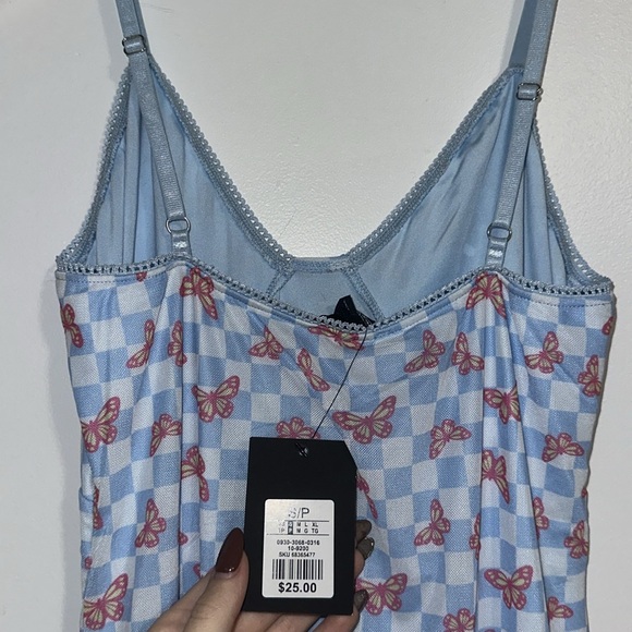 NWT Forever21 Checkered Butterfly Dress - Picture 5 of 9
